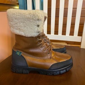 Fur lined boots